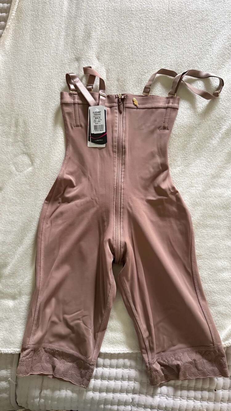 Elegant Figure Marilyn Post Surgery Shapewear Faja Ref 2775 Cocoa Size L